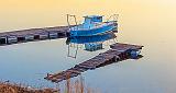 Little Blue Boat At Sunrise_P1110630-2